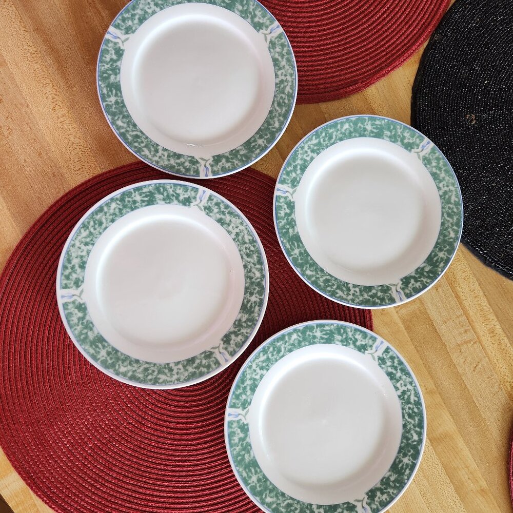 Citation Coventry Blue Salad Plates Set of 4